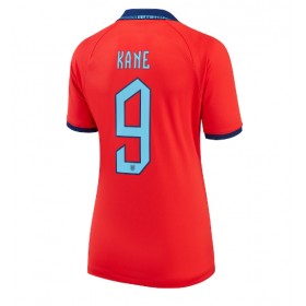 Camiseta de fútbol Inglaterra Harry Kane 9 Mujer 2ª equipación Copa Mundo 2022
